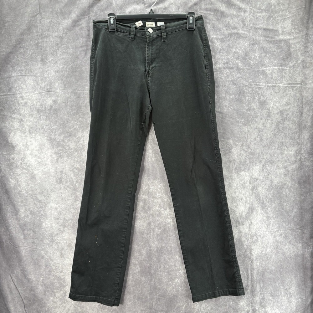 Todd Oldham Jeans Mens 30x31.5‎ Black Chino Stretch